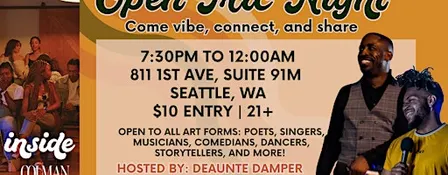 Open Mic Night:  A BIPOC Centered Open Mic