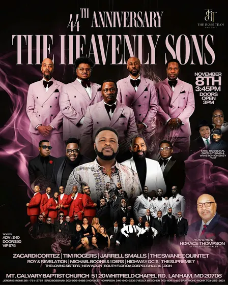 The Heavenly Sons 44th Anniversary