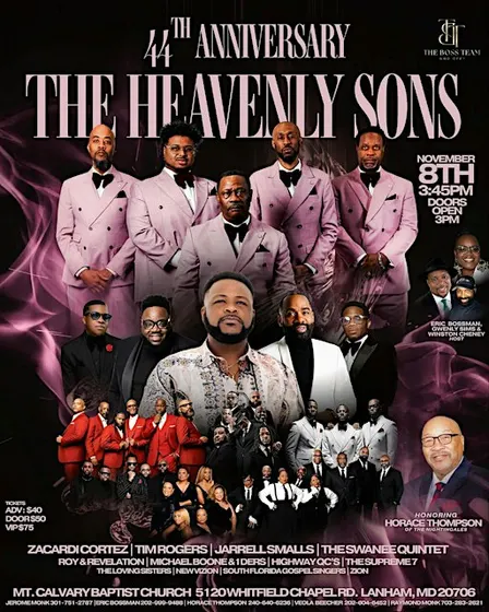 The Heavenly Sons 44th Anniversary