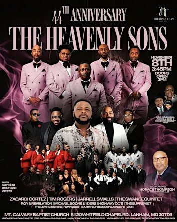 The Heavenly Sons 44th Anniversary