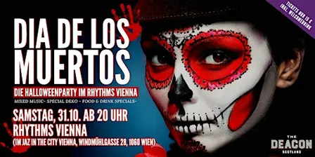 DIA DE LOS MUERTOS - Die Halloweenparty im Jaz in the City Vienna