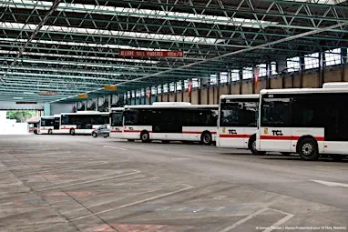 Journées du patrimoine - TCL - Dépôt de bus des Pins