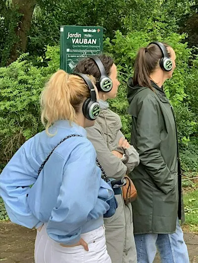 Jardin Vauban autrement : promenade sonore immersive