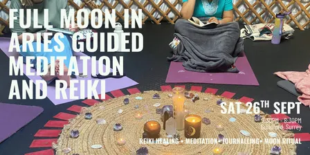 Full Moon in Aries Guided Meditation and Reiki