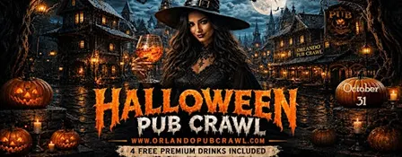 Halloween Pub Crawl SATURDAY Oct 31(Downtown Orlando)