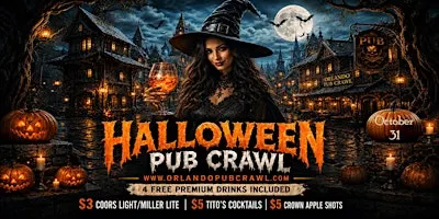Halloween Pub Crawl SATURDAY Oct 31(Downtown Orlando)