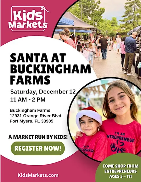 Kids Markets at Santa at Buckingham Farms