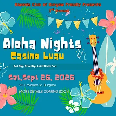 Kiwanis Club of Burgaw Aloha Nights Casino Luau