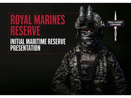 Royal Marines Reserve Scotland ABERDEEN Recruit Presentation