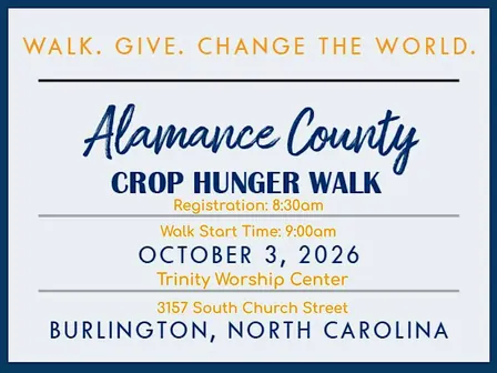 Alamance County CROP Hunger Walk