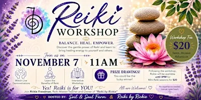 Reiki Workshop - Interactive Class with Reiki By Rickie