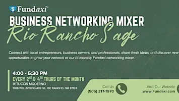 Business Networking Mixer: Rio Rancho Sage Chapter
