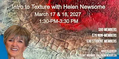 Introduction to Texture with Helen Newsome