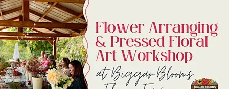 Flower Arranging & Pressed Floral Art Workshop