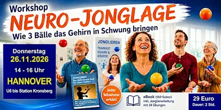 NEURO-JONGLAGE - Mit 3 Bällen zur mentalen Fitness - HANNOVER