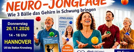 NEURO-JONGLAGE - Mit 3 Bällen zur mentalen Fitness - HANNOVER