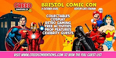 Bristol Creed Comic Con - October 2026