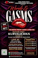 WORDS & GASMS THE EROTIC POETRY SHOW & OPEN MIC CONTEST