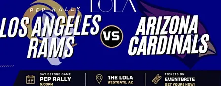 Los Angeles Rams Pep Rally at The LOLA
