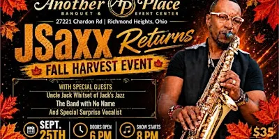 Jsaxx Returns Fall Harvest Event