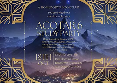 ACOTAR 6 STUDY PARTY