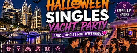 Halloween Singles Yacht Party ❤️ Cruise, Mingle & Make New Friends