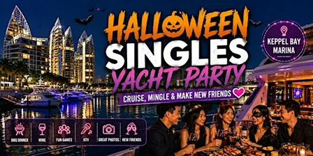 Halloween Singles Yacht Party ❤️ Cruise, Mingle & Make New Friends