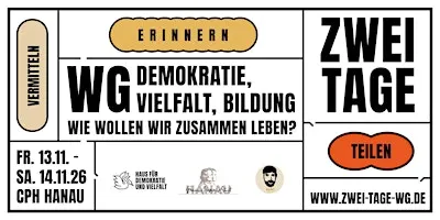 Zwei Tage WG: Demokratie, Vielfalt, Bildung – Wie wollen wir zusammenleben?