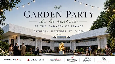 Garden Party de la Rentrée at the Embassy of France