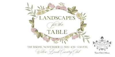 Landscapes for the Table