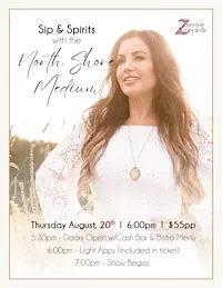 Sip & Spirits with Northshore Medium Jocelyn Boucher