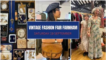 Vintage Fashion Fair Farnham September 2026