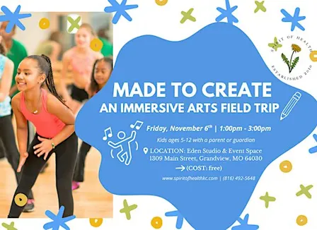 Made to Create: An Immersive Arts Field Trip for Kids!