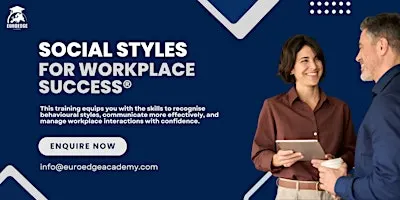 Social Styles for Workplace Success® Certification Training in Belfast
