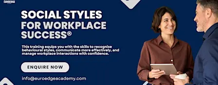 Social Styles for Workplace Success® Certification Training in Belfast
