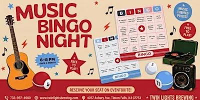 Music Bingo at Twin Lights Brewing
