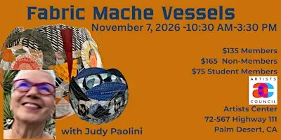 Fabric Maché Vessels with Judy Paolini