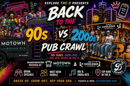 Back to the D: 90’s vs 2000’s Pub Crawl