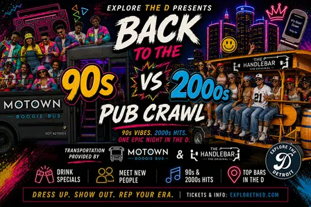 Back to the D: 90’s vs 2000’s Pub Crawl