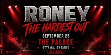 Roney performing live in Ottawa - ALL AGES