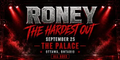 Roney performing live in Ottawa - ALL AGES
