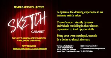 Sketch Cabaret: A Dynamic Life Drawing Experience at Temple Arts Collective