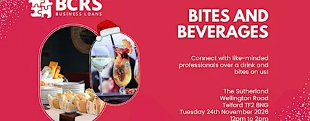 Bites and Beverages with BCRS Business Loans (November - Telford)