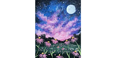 Magical Coneflower Field - Paint and Sip in San Antonio | Classpop!™
