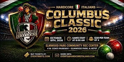 Hardcore Italians Columbus Classic Bocce Tournament 2026