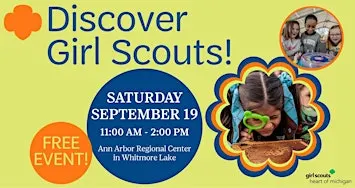 Whitmore Lake - Discover Girl Scouts!