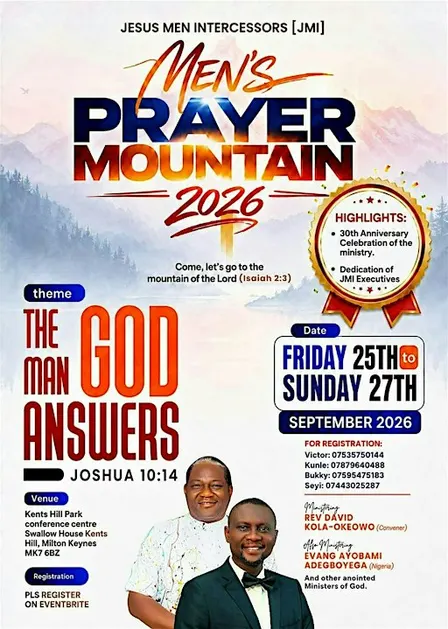 Men’s Prayer Mountain 2026