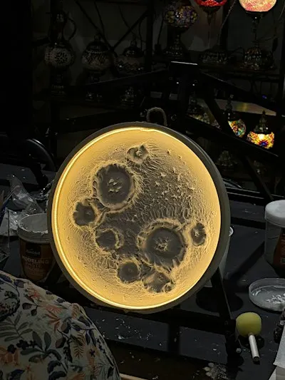 Moon Texture Art Workshop