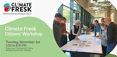 Climate Fresk Citizens' Workshop (Dovercourt Community Centre / Westboro)