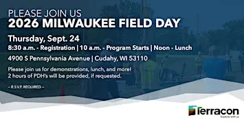 Terracon Milwaukee Field Day 2026